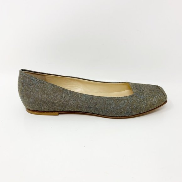 Marchez Vous Italy by Yeardley Fabric Flats Size 7 - Picture 2 of 10